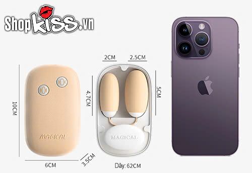 Trứng rung đôi Lilo Magic Box A massage đa điểm cho nữ thỏa mãn mọi lúc Trứng rung đôi Lilo Magic Box A massage đa điểm cho nữ thỏa mãn mọi lúc