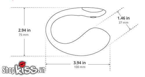 Trứng rung Lovense Lush 4 kích thích điểm G âm vật cực phê