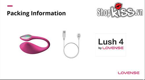 Trứng rung Lovense Lush 4 - Massage điểm G âm vật kích thích