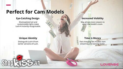 Trứng rung Lovense Lush 4 - Massage điểm G âm vật kích thích