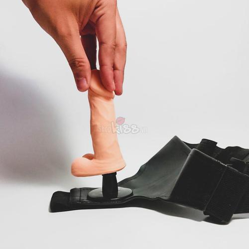 dương vật dây đeo mềm nhỏ combo 2 sextoy les silicon cao cấp