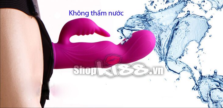 Dương vật giả dây đeo rung gân nổi thắt khúc silicone cao cấp