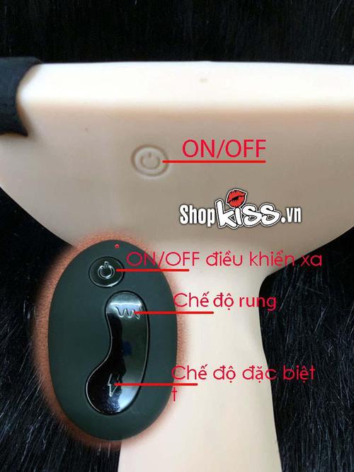 Dương Vật Giả Rỗng Ruột Rung Điều Khiển Từ Xa Tăng Kích Thước