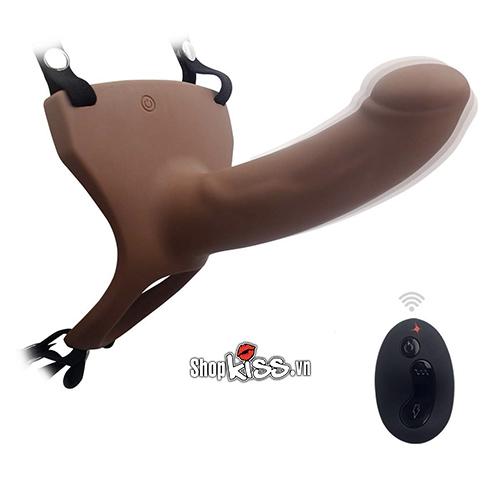 Dương Vật Giả Rỗng Ruột Rung Điều Khiển Từ Xa Tăng Kích Thước