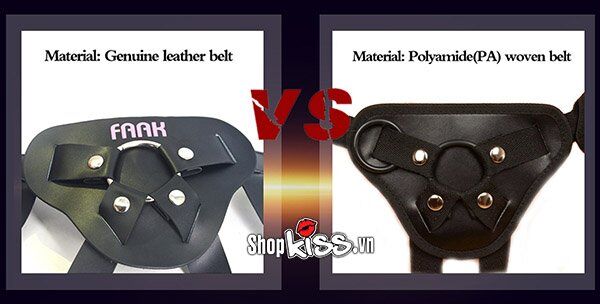 Dương vật giả đai đeo Faak dành cho les silicon chống nước