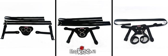 Dương vật giả đai đeo Faak dành cho les silicon chống nước