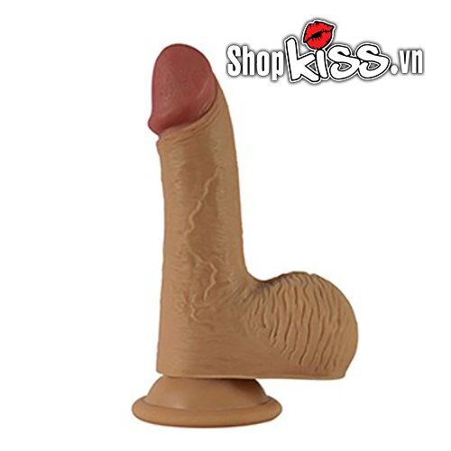 Dương vật giả Lovetoy Luca dây đeo mềm mại hàng USA nhỏ gọn