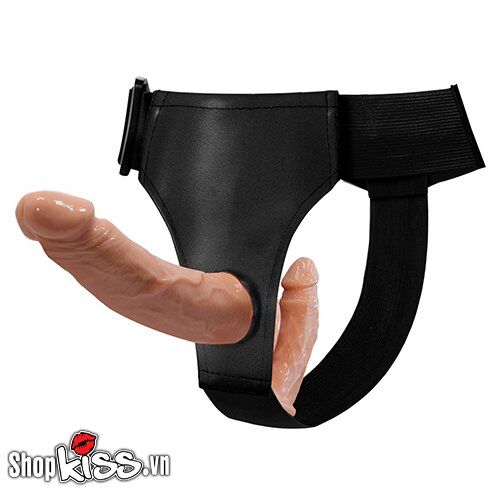 Đai đeo dương vật giả đôi Les Baile Double Dildo tiện lợi