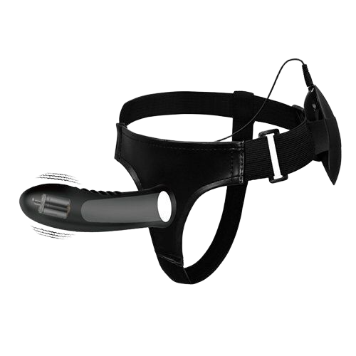 Dương vật giả dây đeo rỗng ruột rung Pretty Love Myron cho đồng tính nữ 