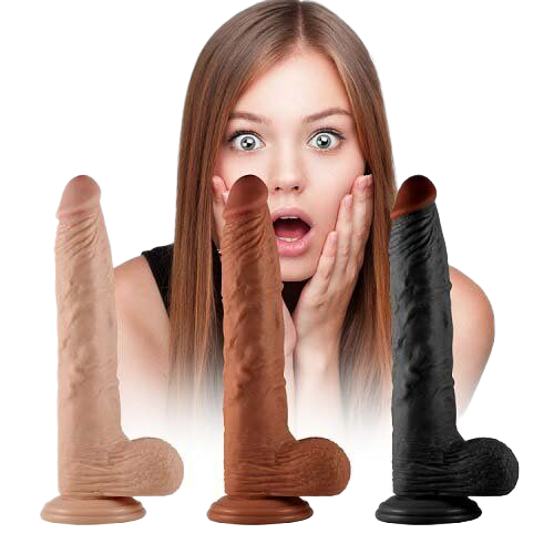 Dương vật size khủng Real Extreme Lovetoy 9.5” gắn tường rung sướng 