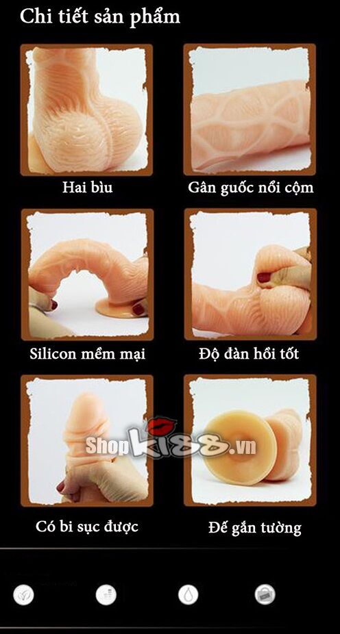 Dương vật giả gắn tường Alighter Spartacus silicone + TPR chất lượng Nhật