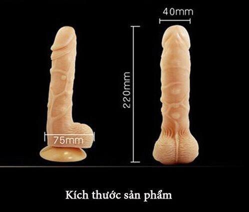 Dương vật giả gắn tường Alighter Spartacus silicone + TPR chất lượng Nhật