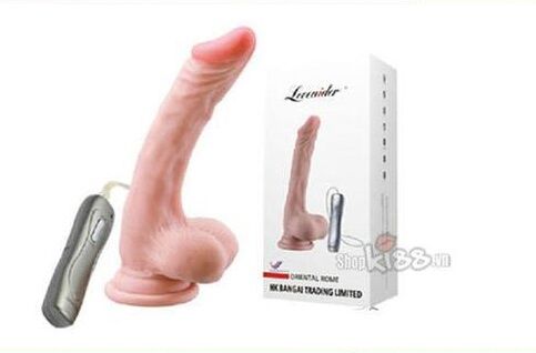 Dương vật Loveaider rung ngoáy silicon cao cấp mềm mịn