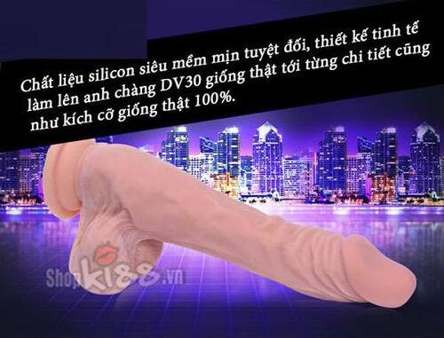 Dương vật Loveaider rung ngoáy silicon cao cấp mềm mịn