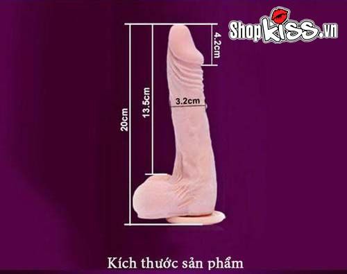 Dương vật Loveaider rung ngoáy silicon cao cấp mềm mịn