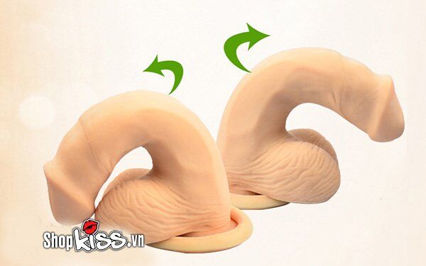 Dương vật giả Loveaider có rung silicon cao cấp 18cm mềm mại thật