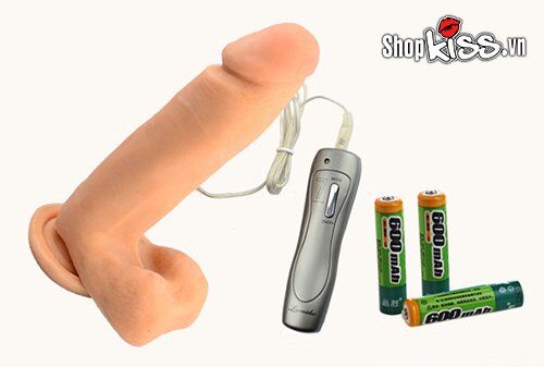 Dương vật giả Loveaider có rung silicon cao cấp 18cm mềm mại thật