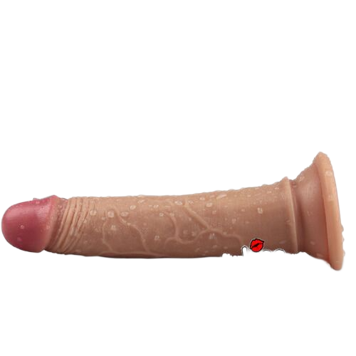 Dương vật gắn tường siêu mềm mại LoveToy uốn cong silicon cao cấp 