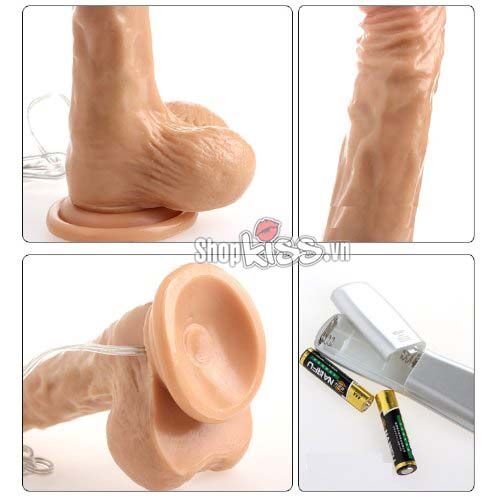 Dương vật gắn tường Loveaider Oriental Rome silicon cao cấp rung mạnh