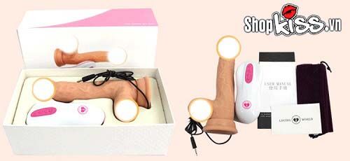 Dương Vật Giả Dán Tường Cyber Skin 2 Trong 1 Rung 7 Chế Độ