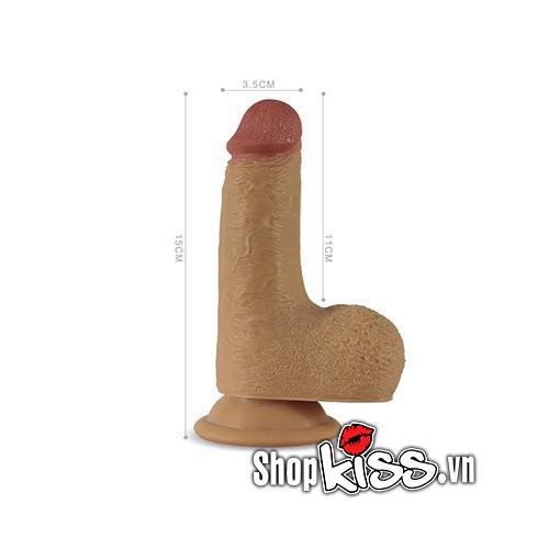 Dương vật giả silicon gắn tường rung mềm mại kích thích nữ cực phê
