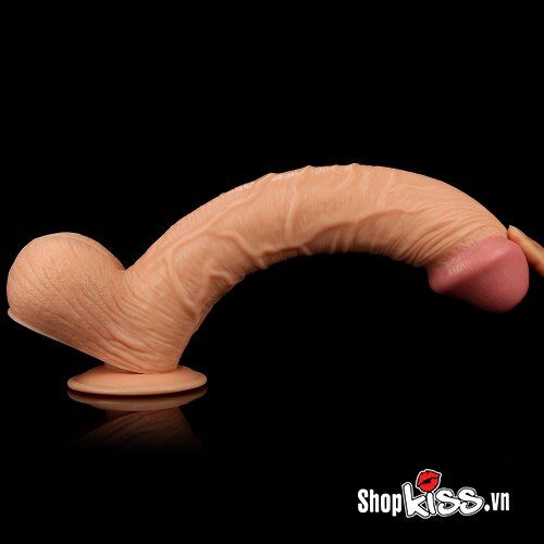 Dương vật giả gắn tường King Sized Lovetoy siêu to mềm mại