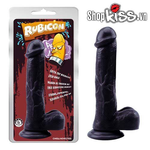 Dương Vật Giả Silicon Da Đen Nổi Gân Chân Thực Kích Thích