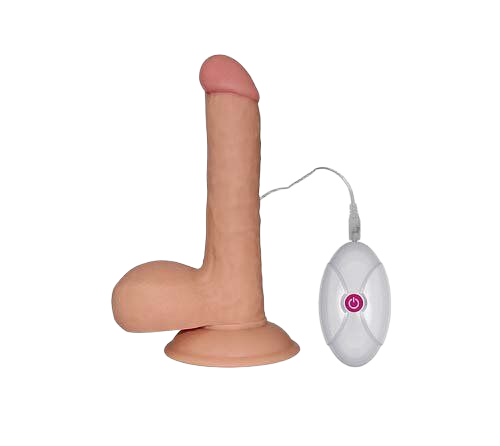 Dương vật silicon rung Lovetoy Ultra Soft 7.5 inch mềm 