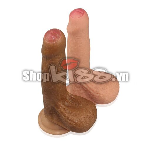 Dương vật silicon 2 lớp mềm mại thật như sinh động tiện lợi