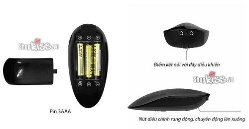 Dương vật giả Thunder Up đa chức năng rung thụt xoay siêu kích thích