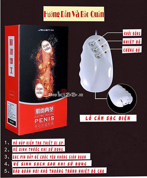  Nơi bán Dương vật siêu rung tỏa nhiệt độ Crazy Fire giá rẻ