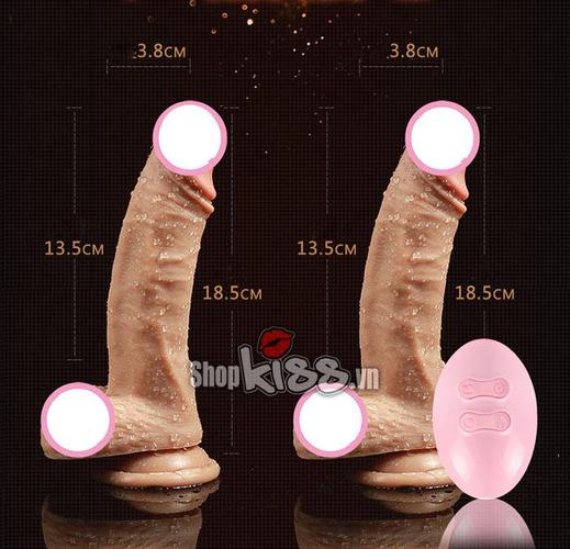 Mike Cock điều khiển từ xa rung ngoáy tỏa nhiệt siêu phê