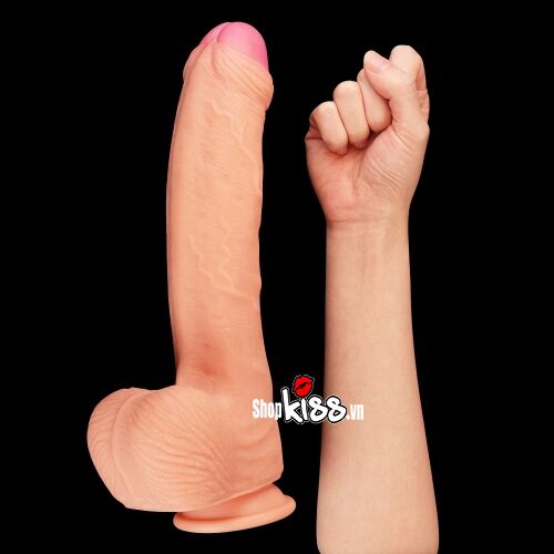 Lovetoy Nature Cock 11 Inch Wall-Mounted Masturbator