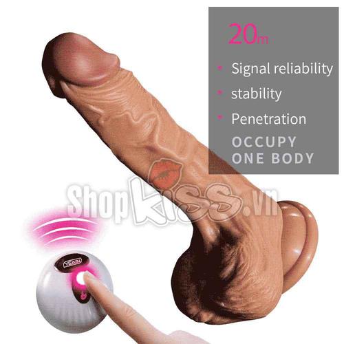 Dương vật silicon siêu mềm mịn Real Dildo rung thụt sưởi ấm hấp dẫn