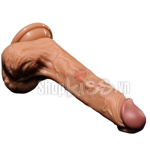 Dương vật silicon siêu mềm mịn Real Dildo rung thụt sưởi ấm hấp dẫn