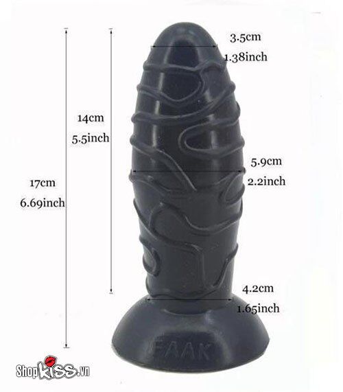 FAAK-Anal Giant Butt Plug Extreme Anal Sex Toy for Gay & Women