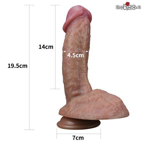 Dương vật giả silicon mềm mại siêu kích thích tăng khoái cảm