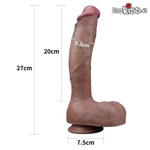 Dương Vật Giả Hít Tường Lovetoy Chính Hãng To Dài Mềm Dẻo