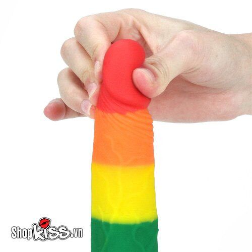  Đại lý Dương vật giả gắn tường đa sắc LoveToy Prider 7 inches   tốt nhất