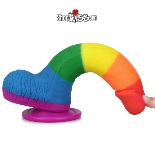 Dương vật giả silicone đa sắc Lovetoy Prider 3 size kích thích đa điểm