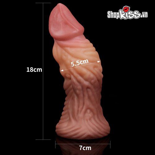 Dương vật giả silicone bạch kim siêu gân Lovetoy 7.0 cao cấp
