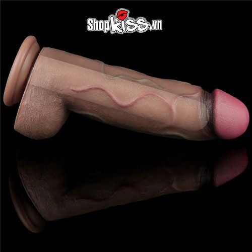 Lovetoy XXL 12 Inch Double Layer Silicone Dildo For Gay Men