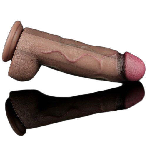 Dương vật giả silicone 2 lớp size XXL Lovetoy 12 inch kích thích mạnh 