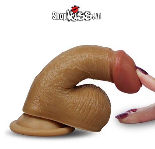 Dương Vật Giả Silicone Gắn Tường Luca Lovetoy Siêu Mềm Dẻo