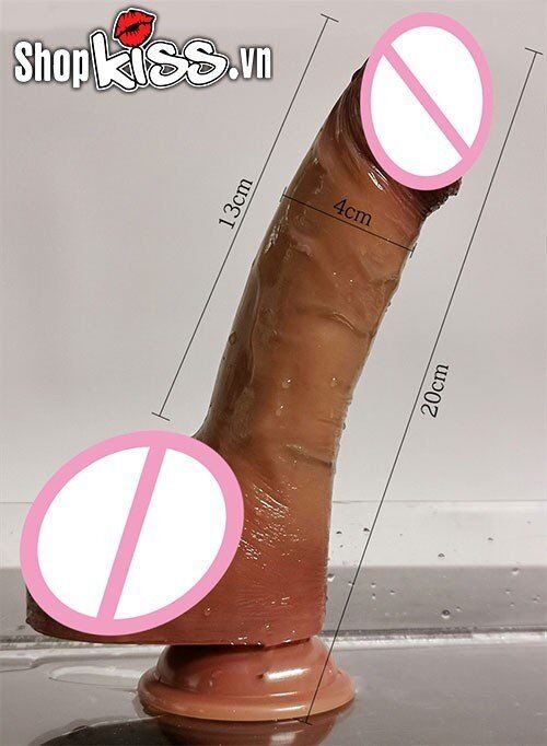 Dương vật giả silicon dán tường tự nhiên cảm giác thật hấp dẫn