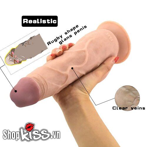 FAAK Large Wall-Mount Flesh Color Realistic Dildo