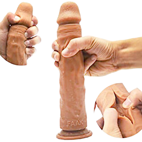 Dương Vật Giả Gắn Tường FAAK Siêu Mềm Dẻo Kích Thích Mạnh 
