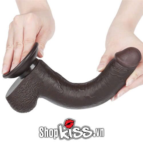  Nhập sỉ Dương vật giả 2 lớp như thật Lovetoy Sliding Skin Dong 9 inch – Da đen Châu Phi chính hãng