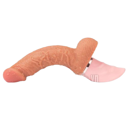 Dương Vật Siêu Rung Bẻ Cong Joker Silicon Y Tế Chống Nước 