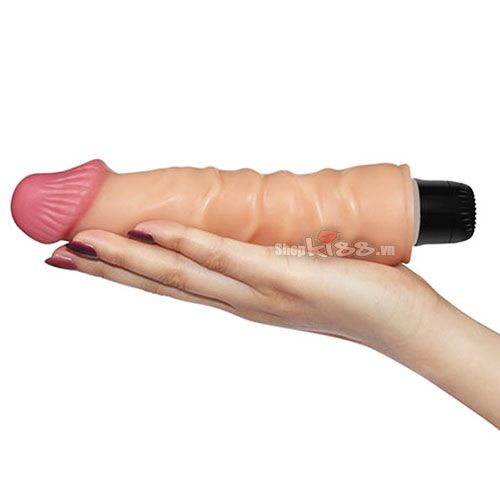 Lovetoy Silicone Vibrating Handheld Dildo 20cm Durable